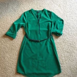 The Limited Green Shirtdress